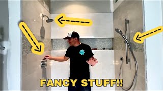 How I Install a Hansgrohe Shower System with Adjustable Handheld Wand [upl. by Gnaoh]