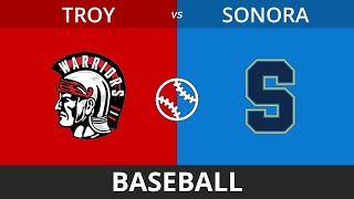 Baseball Troy vs Sonora [upl. by Boony]