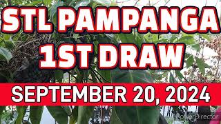 STL PAMPANGA RESULT TODAY 1ST DRAW SEPTEMBER 20 2024 11AM  FRIDAY [upl. by Sucerdor]