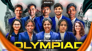 Chess Olympiad 2024 Round 3  India vs Hungary B Open India vs Switzerland Women [upl. by Yusuk]