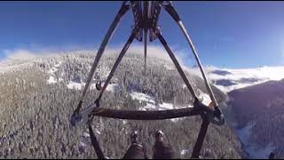 Superfly Ziplines Whistler  Winter VR Video [upl. by Somerville]