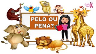 O CORPO DOS ANIMAIS  EDUCAÇÃO INFANTIL [upl. by Parry124]