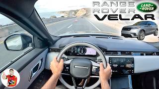 The 2024 Range Rover Velar is the Best “Be Seen” Small SUV POV Drive Review [upl. by Eednus]