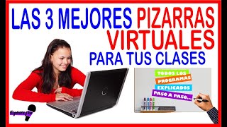 LAS MEJORES PIZARRAS VIRTUALES INTERACTIVAS GRATIS PARA TUS CLASES ONLINE FÁCIL [upl. by Nivlad996]