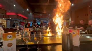 Sapporo Teppanyaki Fire Show [upl. by Rundgren]