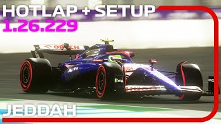 F1 24 JEDDAH Hotlap  Setup 126229  44th Worldwide Ranking 💪 [upl. by Lidda]