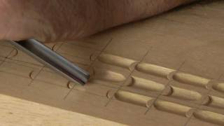 How to Carve a Classic Surface Decoration  Woodcarving Workshops [upl. by Larrie]