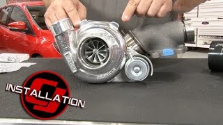 Focus ST ATP Turbo GTX2867R With 64 AR Turbine Housing BoltOn 20132018 Installation [upl. by Borreri]