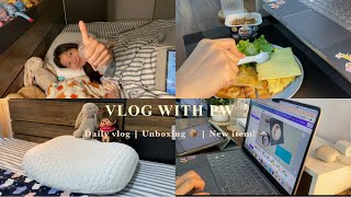 vlog with pw  Daily vlog 🛝  uni vlog  unbox monchhchi 🎒 new item by Bewell Ergocurve ⭐️ [upl. by Suivatco]