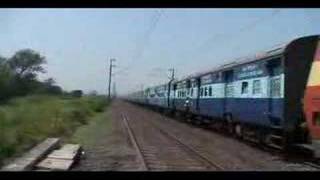 PUSHPAK EXPRESS WITH BEAUTIFUL AND MIGHTY ELECTRIC LOCOMOTIVE [upl. by Allak963]