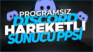 PROGRAMSIZ SUNUCU GİFİ OLUŞTURMA  Discord Sunucu Gifi Nasıl Yapılır [upl. by Nelle]