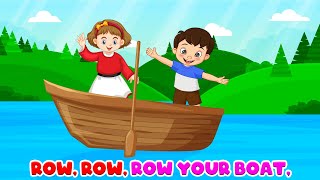 Bedtime Lullaby  Row Row Row Your Boat  Nursery Rhymes  Kids Songs [upl. by Akanke]