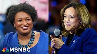 Star power Stacey Abrams tells MSNBC how Kamala Harris can win Georgia [upl. by Collen]