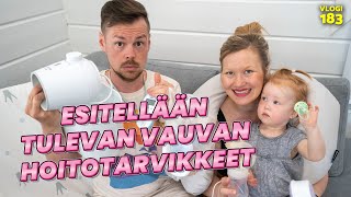 VAUVAHANKINNAT  ESITELLÄÄN TULEVAN VAUVAN HOITOTARVIKKEET [upl. by Flynn945]