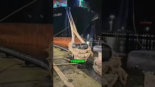 How dangerous mooring line can be shorts youtubeshorts viral viralshorts facts [upl. by Jenny]