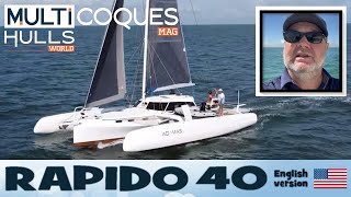 RAPIDO 40 Trimaran  Boat Review Teaser  Multihulls World [upl. by Uwton]