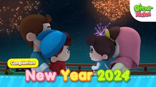 New Year Compilation  Omar amp Hana English [upl. by Johnath]