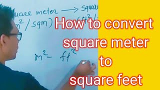 How to convert square meter to square feet [upl. by Anitsirhcairam956]