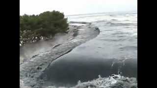 Stabilized footage of Japanese Tsunami [upl. by Demetris]