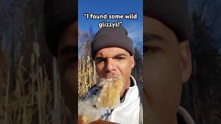 Man eats a cat tail plant💀funny gross shorts [upl. by Paulette]