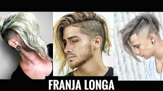 PENTEADOS FRANJA MASCULINA  CORTE PARA CABELO GRANDE MASCULINO [upl. by Cam]