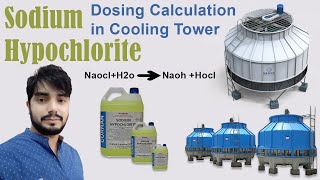 Sodium hypo Chlorite dosing calculation in Cooling towersodium hypochlorite uses in hindi [upl. by Kumler]