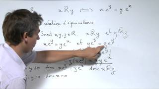 Exercice 2 Relation déquivalence relation dordre 00212 [upl. by Aicillyhp]