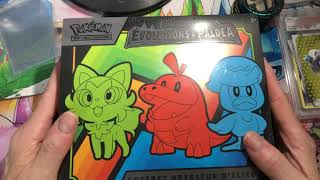 La nouvelle série Pokemon Evolutions a Paldea ouverture ETB part 1 [upl. by Mathe999]