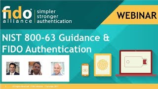 NIST 80063 Guidance amp FIDO Authentication [upl. by Anavrin]