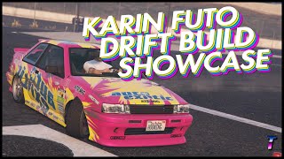 GTA 5 Online  KARIN FUTO DRIFT BUILD SHOWCASE [upl. by Lunnete871]