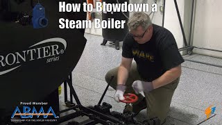 How to Blowdown a Steam Boiler  Boiling Point [upl. by Tiat961]