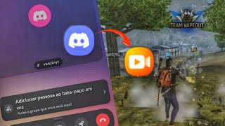 Aprenda a GRAVAR EM CALL com os seus amigos no android vídeo detalhado [upl. by Valer3]