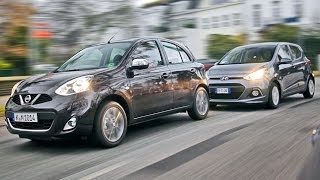 Hyundai i10 vs Nissan Micra [upl. by Aivan]