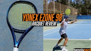 Yonex Ezone 98 Review  A comfortable tweener for the aggressive baseliner [upl. by Yeta915]