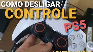 COMO DESLIGAR CONTROLE DE PS5 [upl. by Trinee]