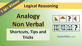 Non Verbal Analogy  Tricks amp Shortcuts for Placement tests Job Interviews amp Exams [upl. by Hogarth]