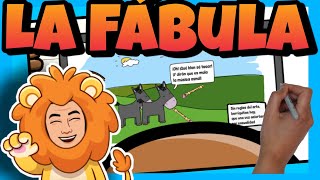 🦁 La FÁBULA y sus CARACTERÍSTICAS para NIÑOS de PRIMARIA [upl. by Marteena]