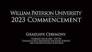 2023 Graduate Ceremony 200 PM [upl. by Kolk]