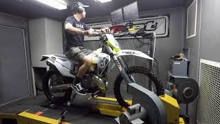 2022 Husqvarna TE 300i Dyno Test [upl. by Cynar961]