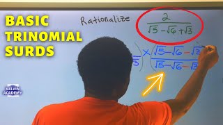 How to Rationalize TRINOMIAL SURDS of TRIPLE RADICAL Denominator [upl. by Crow]