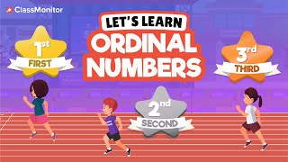 Ordinal Numbers 1 to 10  Learning for Kids [upl. by Ecniuq]