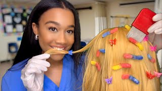 ASMR School Nurse Eats The Lice Out of Your Hair P2😋🪲 Lice Check Roleplay  Lice Check Removal ASMR [upl. by Cira]