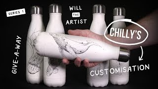 Chillys Bottle Customisation ⚡️Giveaway [upl. by Legim723]