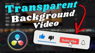 How To Export Video With Transparent Background Alpha  Davinci Resolve [upl. by Marou779]