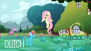 Multilanguage My Little Pony  Find A Pet Song  Rainbow Dash amp Fluttershy HD [upl. by Deckert659]