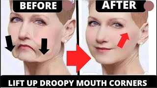 ANTIAGING FACE EXERCISES TO LIFT LIPS CORNERS  SMILE LINES SAGGY SKIN JOWLS MOUTH TURKEY NECK [upl. by Esirahc]