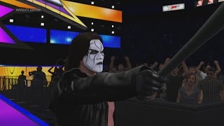 WWE Survivor Series 2014 Sting debut WWE 2K15 [upl. by Sherilyn165]