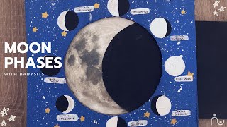 Phases of the Moon DIY  Astronomy for Kids [upl. by Adnovay951]