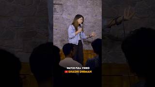 Watch full video and share if you like it comedyshorts indianstandup standupcomedy crowdwork [upl. by Sewellyn]