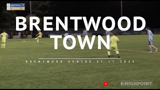 Brentwood Town v Tilbury [upl. by Lyris]